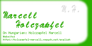 marcell holczapfel business card